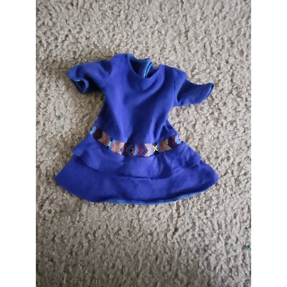 Saige meet dress American Girl‎ doll outfit clothing GOTY 2013 blue clothes